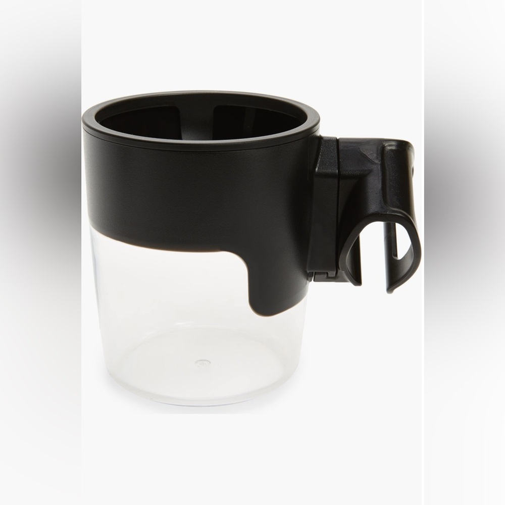 Black and Clear Stroller Cup Holder by